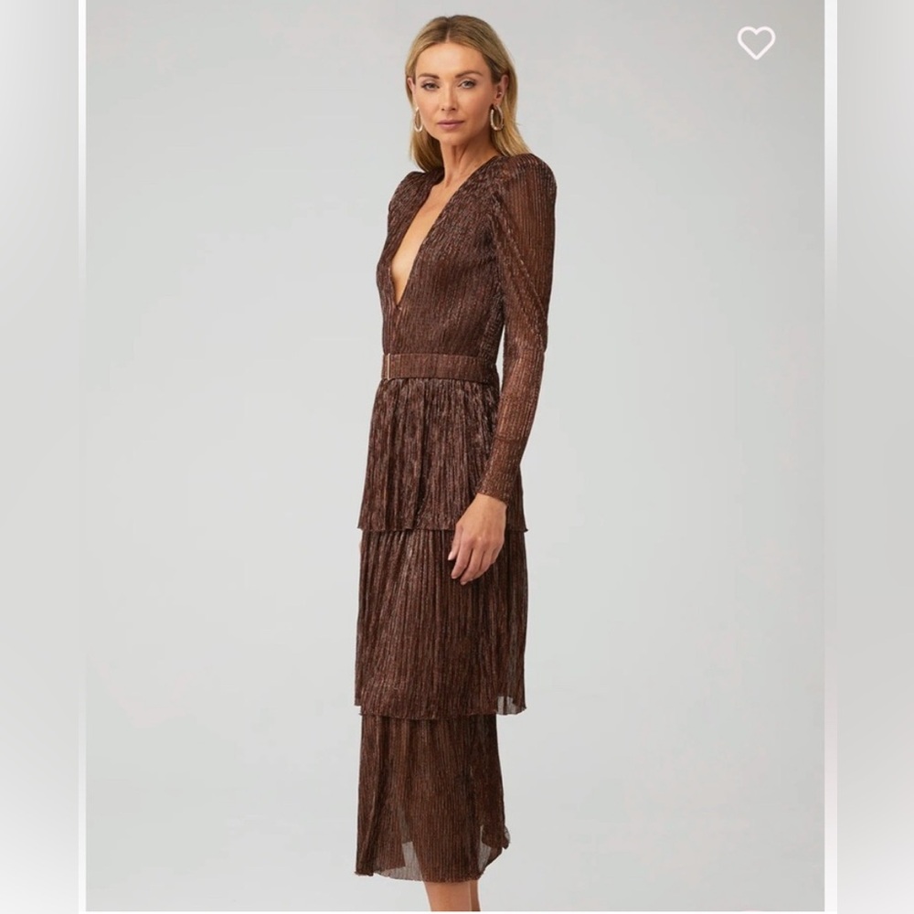 SABINA MUSAYEV CARRY DRESS bronze